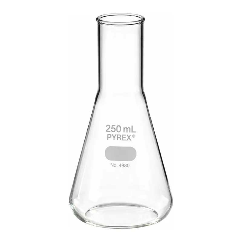 Merck Pyrex baffled shaker flasks