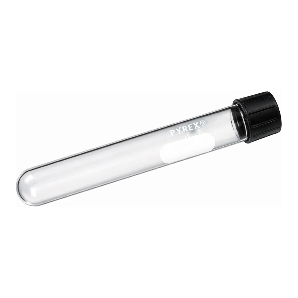 Merck Pyrex culture tubes with screw-cap