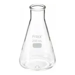 Merck Pyrex baffled Erlenmeyer flask