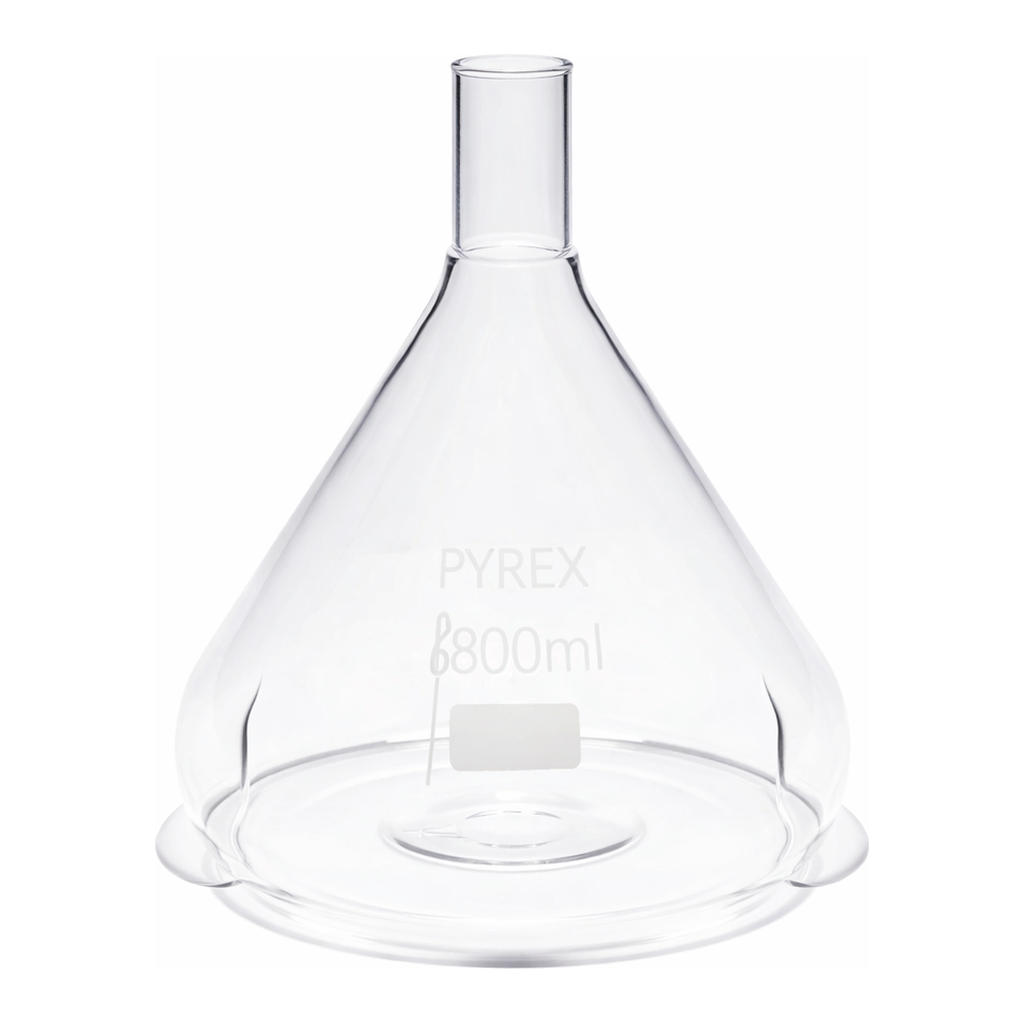 Merck Pyrex Fernbach culture flask, baffled