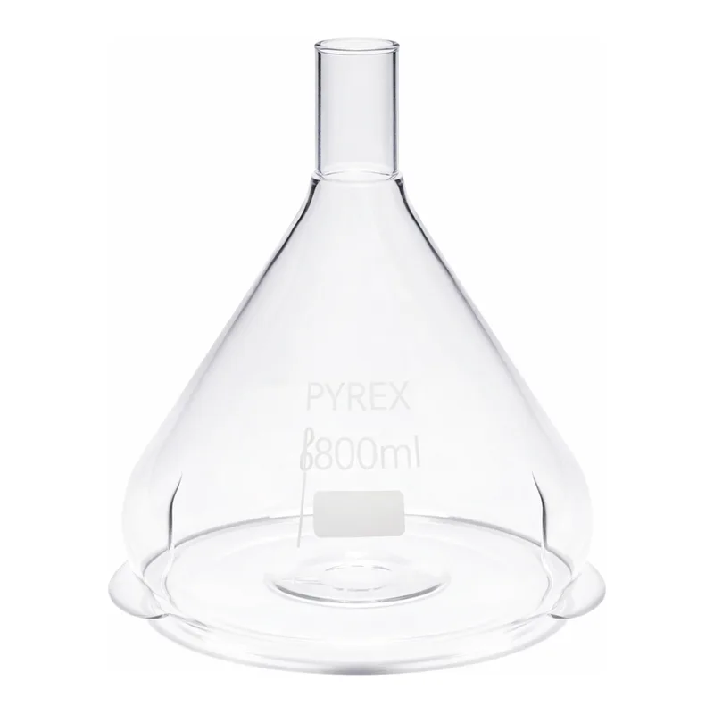 Merck Pyrex Fernbach culture flask, baffled