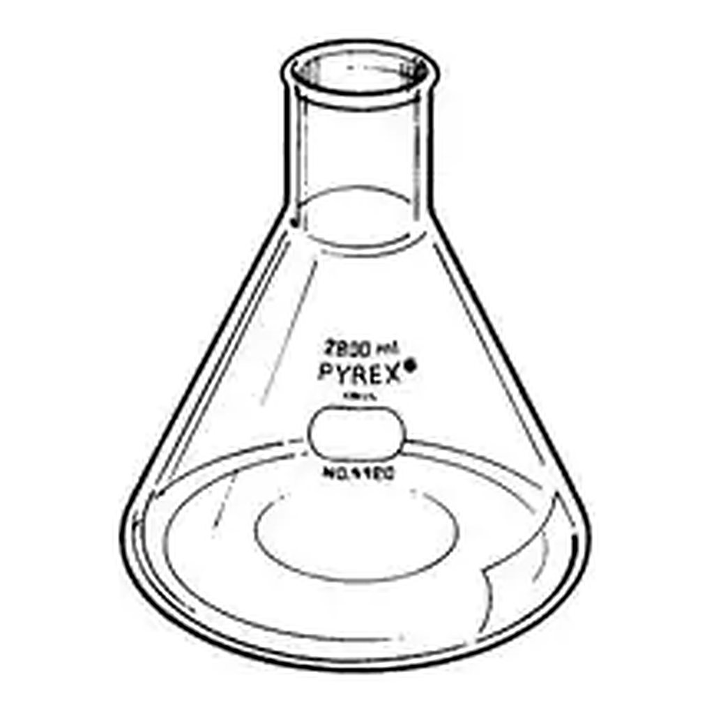 Merck Pyrex Fernbach culture flask