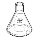 Merck Pyrex Fernbach culture flask