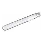 Merck Pyrex disposable culture tubes, screw cap style with white marking spot