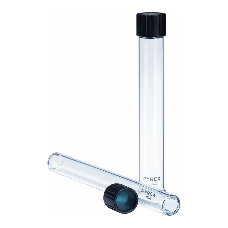 Merck Pyrex glass culture tubes