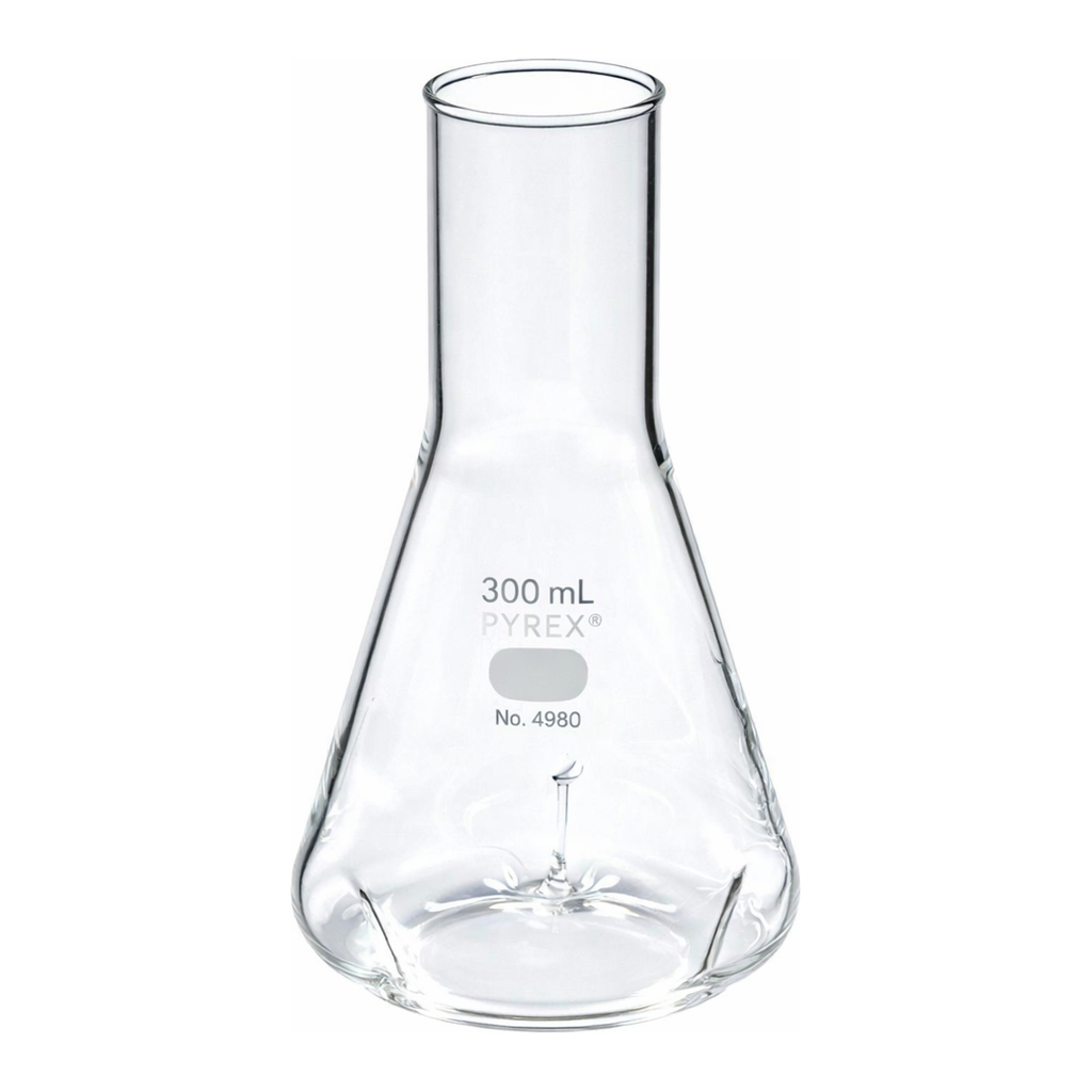 Merck Pyrex shaker flask with extra-deep baffles