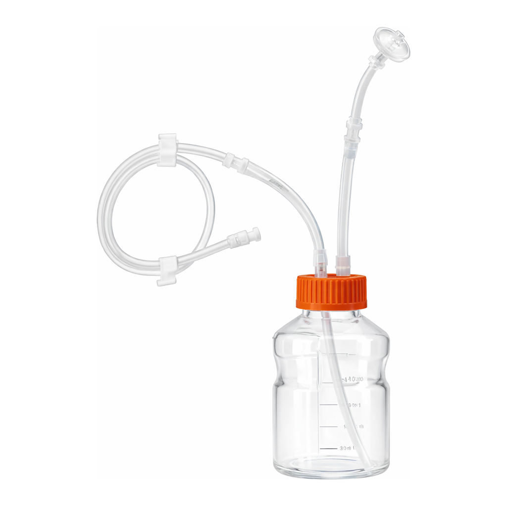 Merck Corning closed system bottle