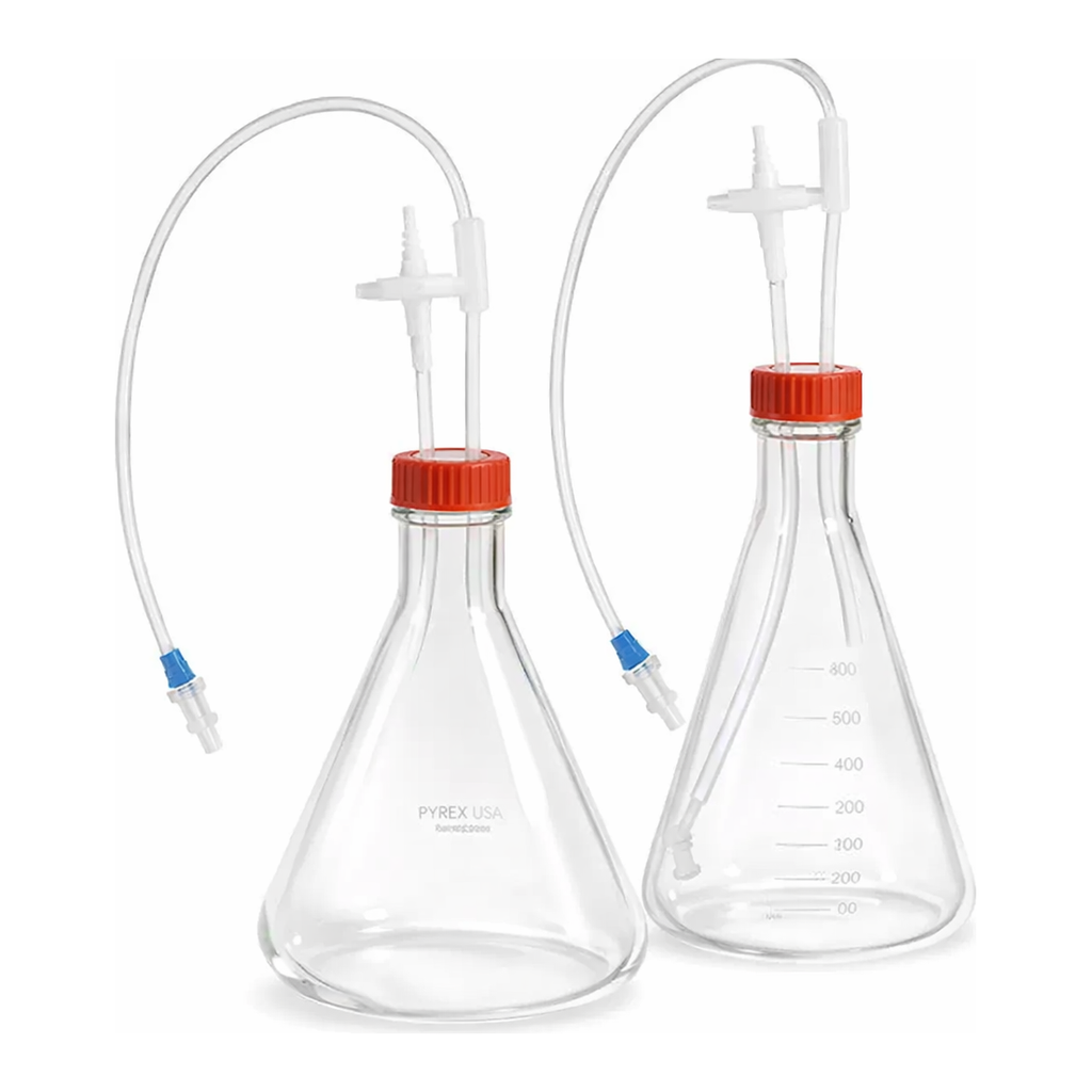 Merck Corning Erlenmeyer cell culture flasks, 0.2 μm vent with diptube
