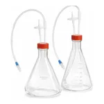 Merck Corning Erlenmeyer cell culture flasks, 0.2 μm vent with diptube