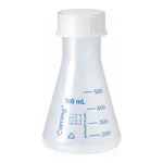 Merck Corning narrow mouth Erlenmeyer flask, reusable