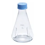 Merck Pyrex Culture flask, baffled, PTFE membrane screwcap