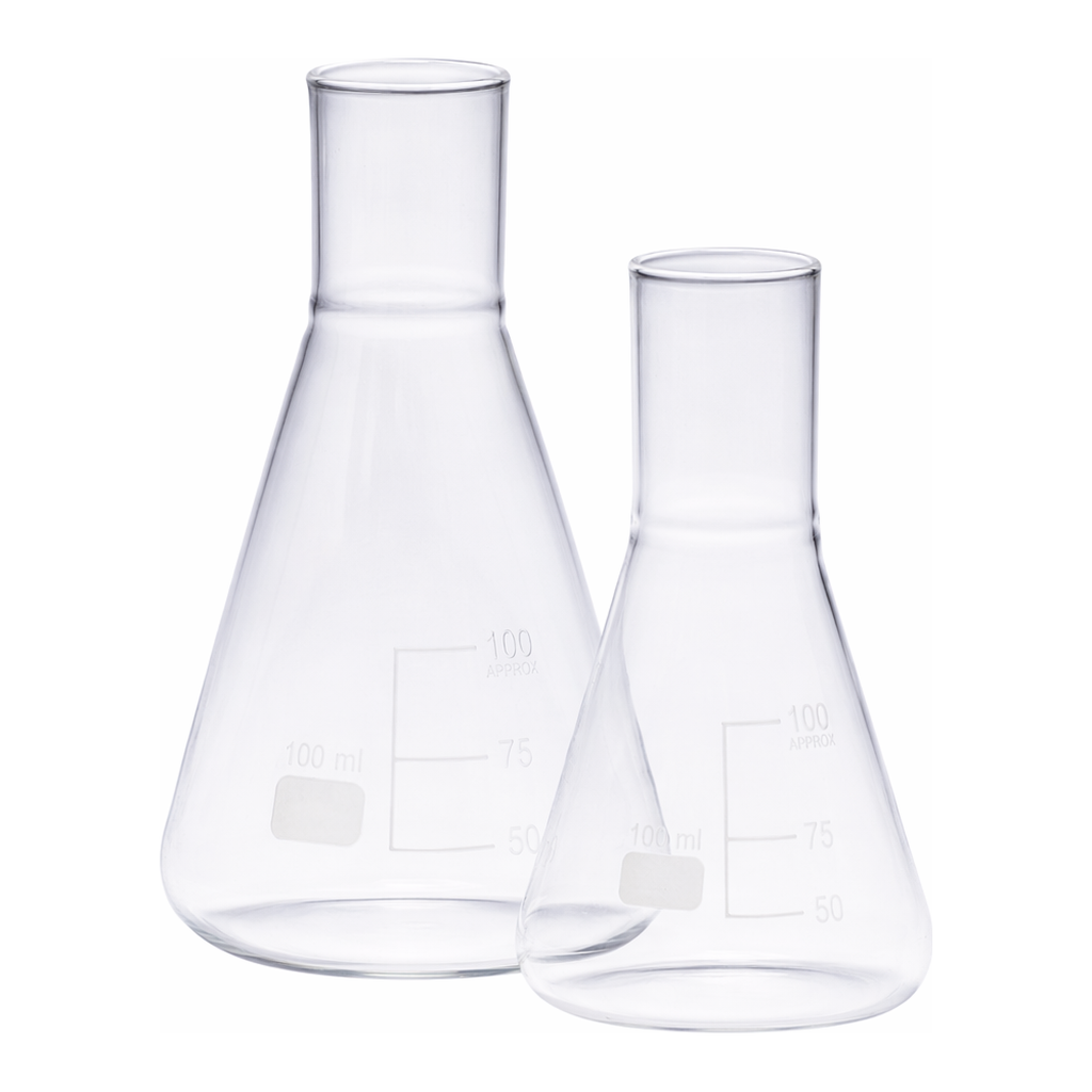 Merck Pyrex Culture flask, narrow mouth, rimless