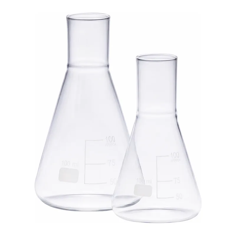Merck Pyrex Culture flask, narrow mouth, rimless
