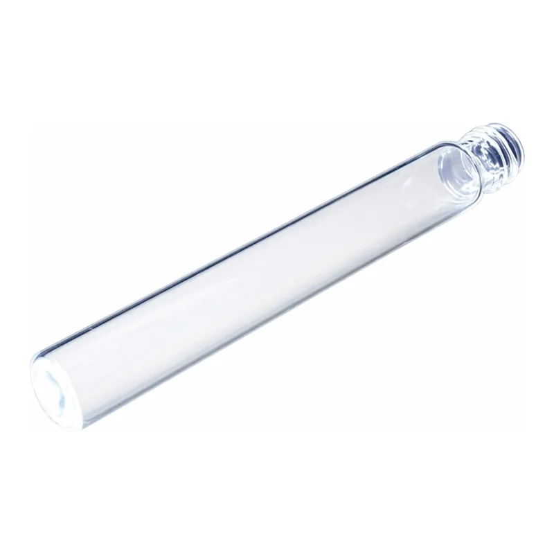 Merck Pyrex disposable culture tubes, screw-cap style, flat bottom
