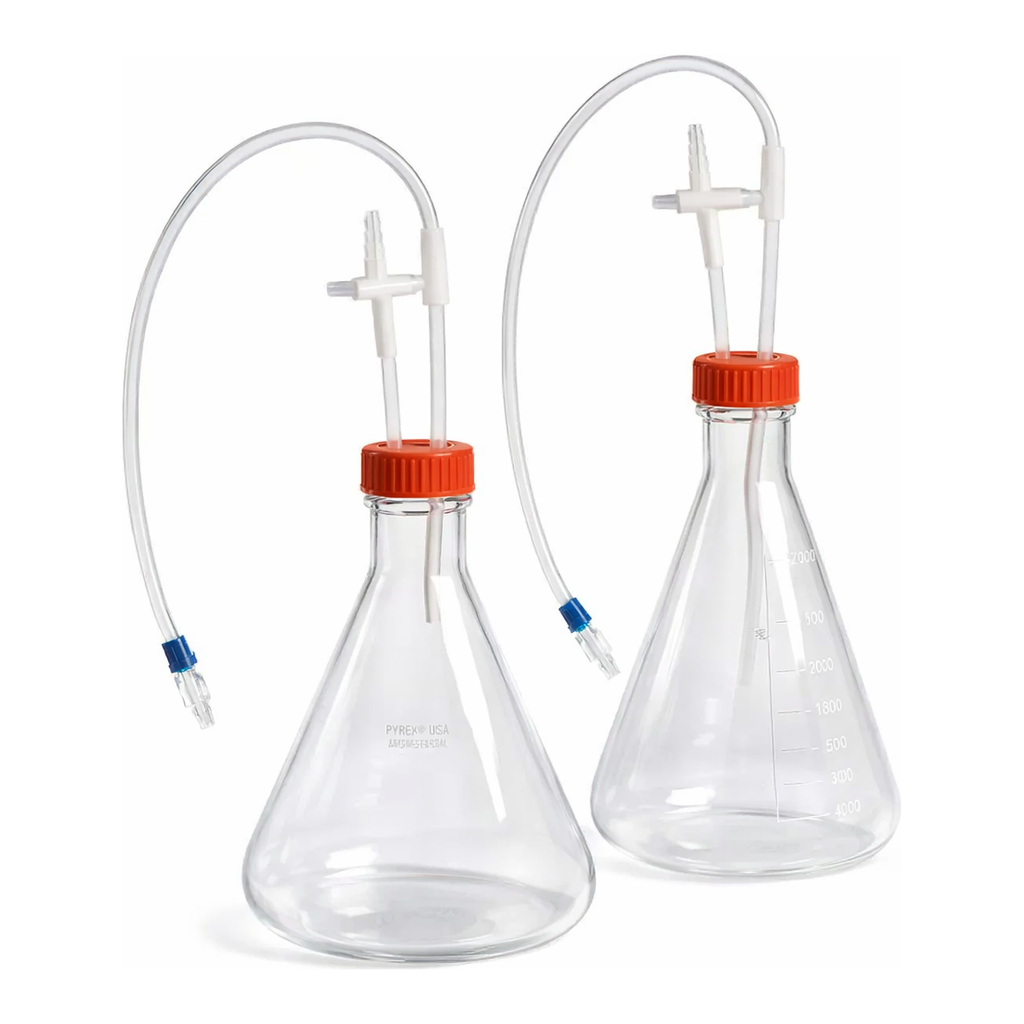 Merck Corning Erlenmeyer cell culture flasks, 0.2 μm vent with diptube