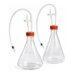 Merck Corning Erlenmeyer cell culture flasks, 0.2 μm vent with diptube