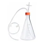 Merck Corning Erlenmeyer flask, with aseptic connector
