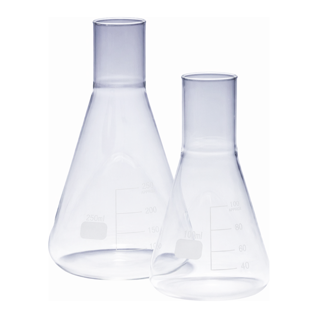 Merck Pyrex Culture flask, narrow mouth, rimless