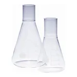 Merck Pyrex Culture flask, narrow mouth, rimless