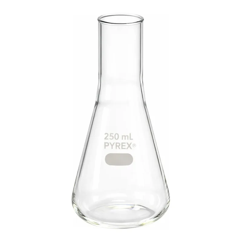 Merck Pyrex baffled shaker flasks