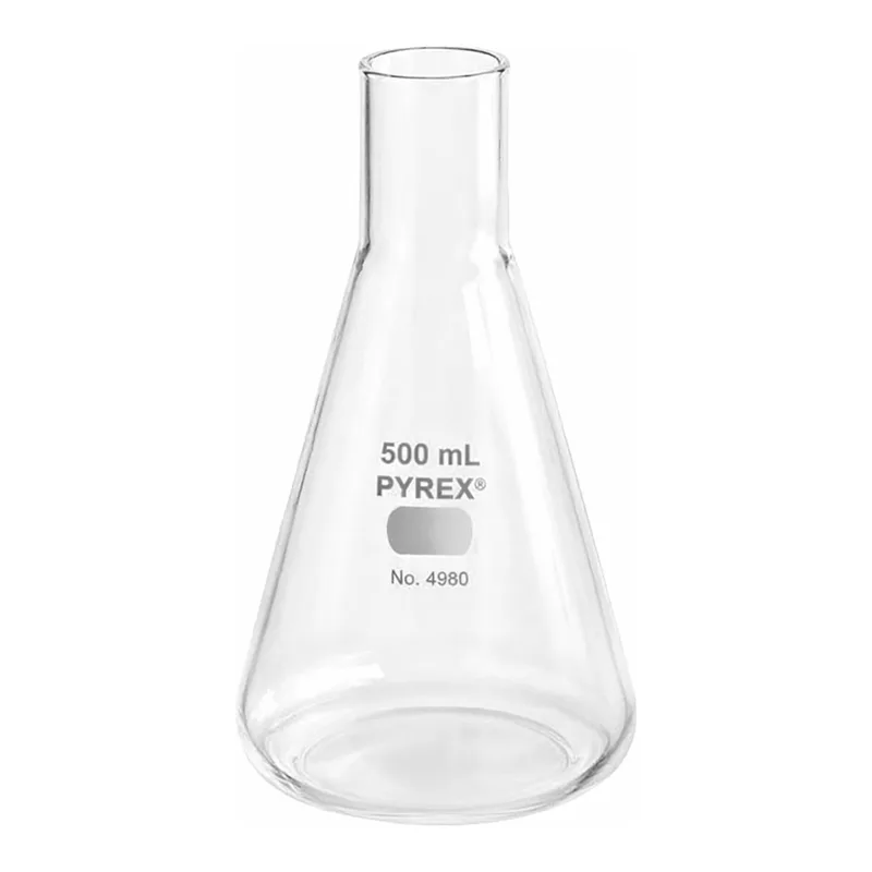 Merck Pyrex long neck culture flask