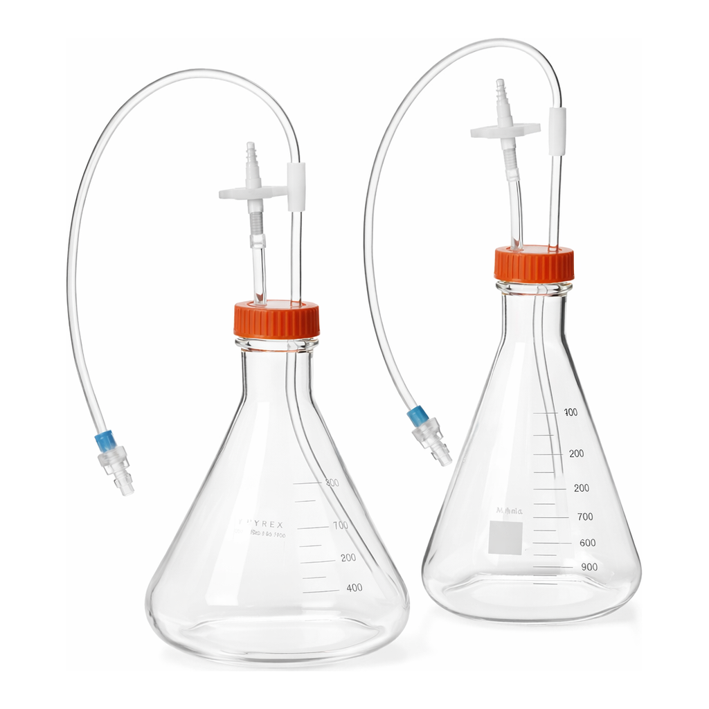 Merck Corning Erlenmeyer cell culture flasks, 0.2 μm vent with diptube