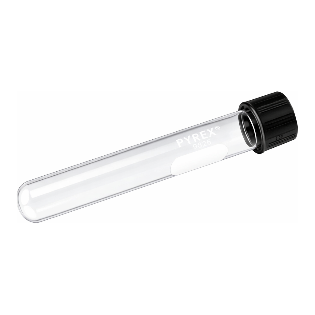Merck Pyrex culture tubes with screw-cap
