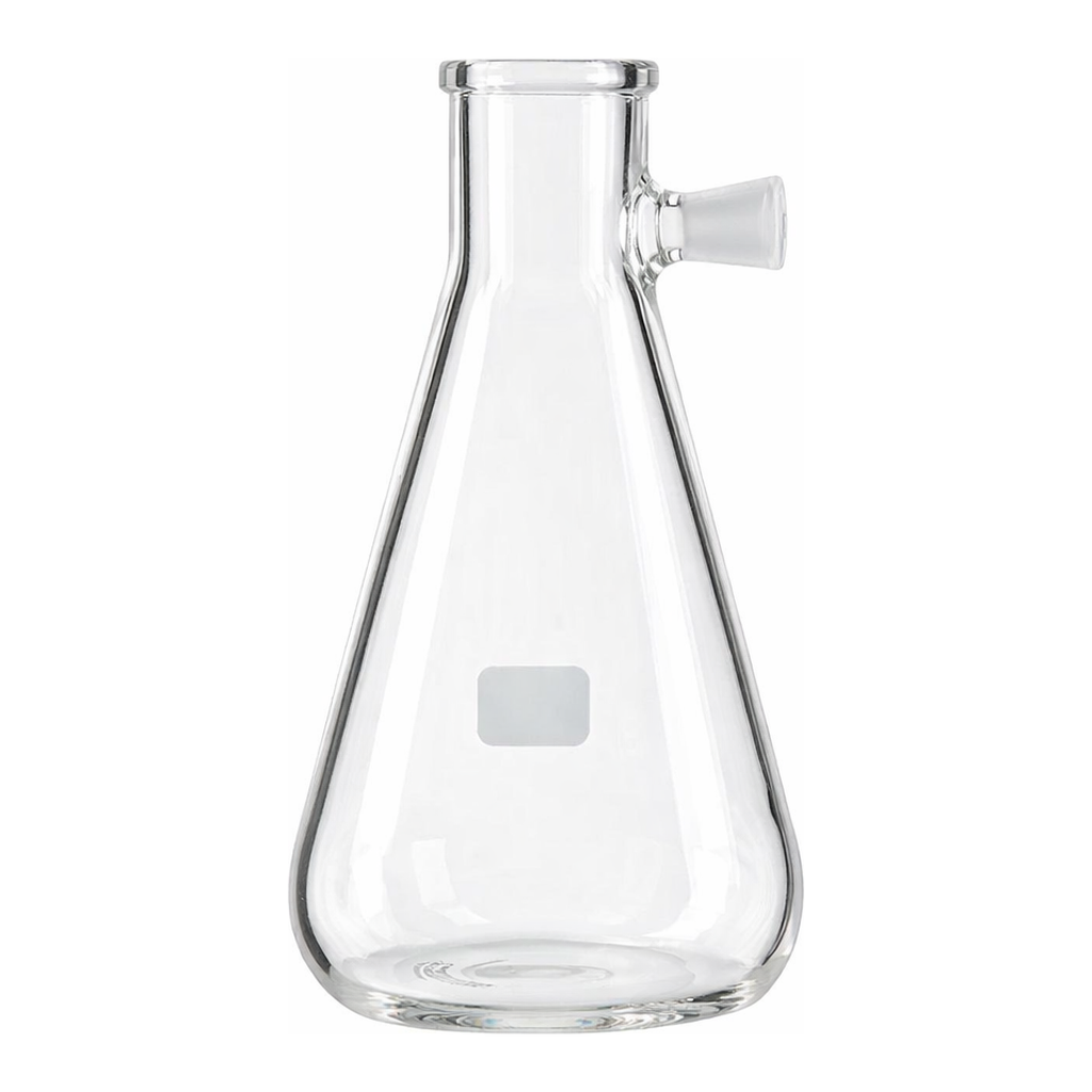 Merck BRAND filter flask, glass, with lateral socket