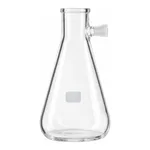 Merck BRAND filter flask, glass, with lateral socket