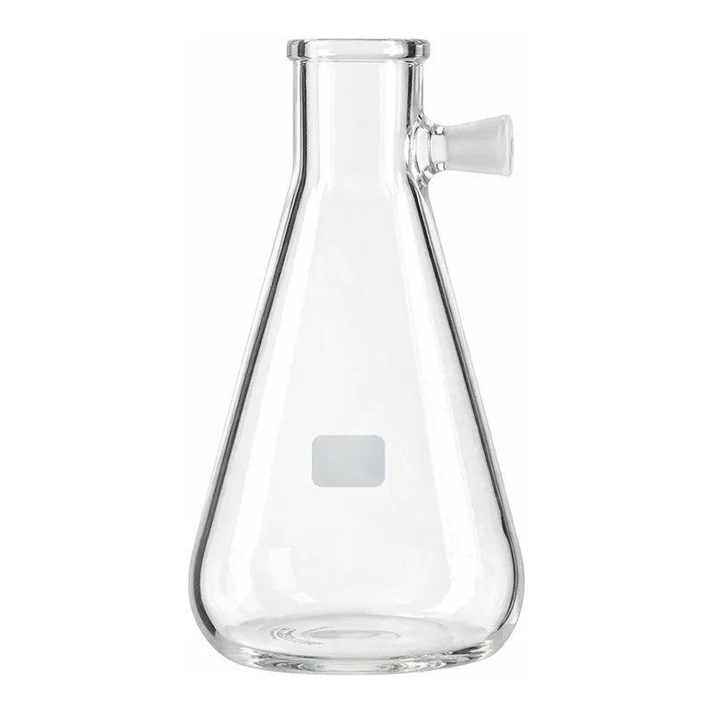 Merck BRAND filter flask, glass, with lateral socket