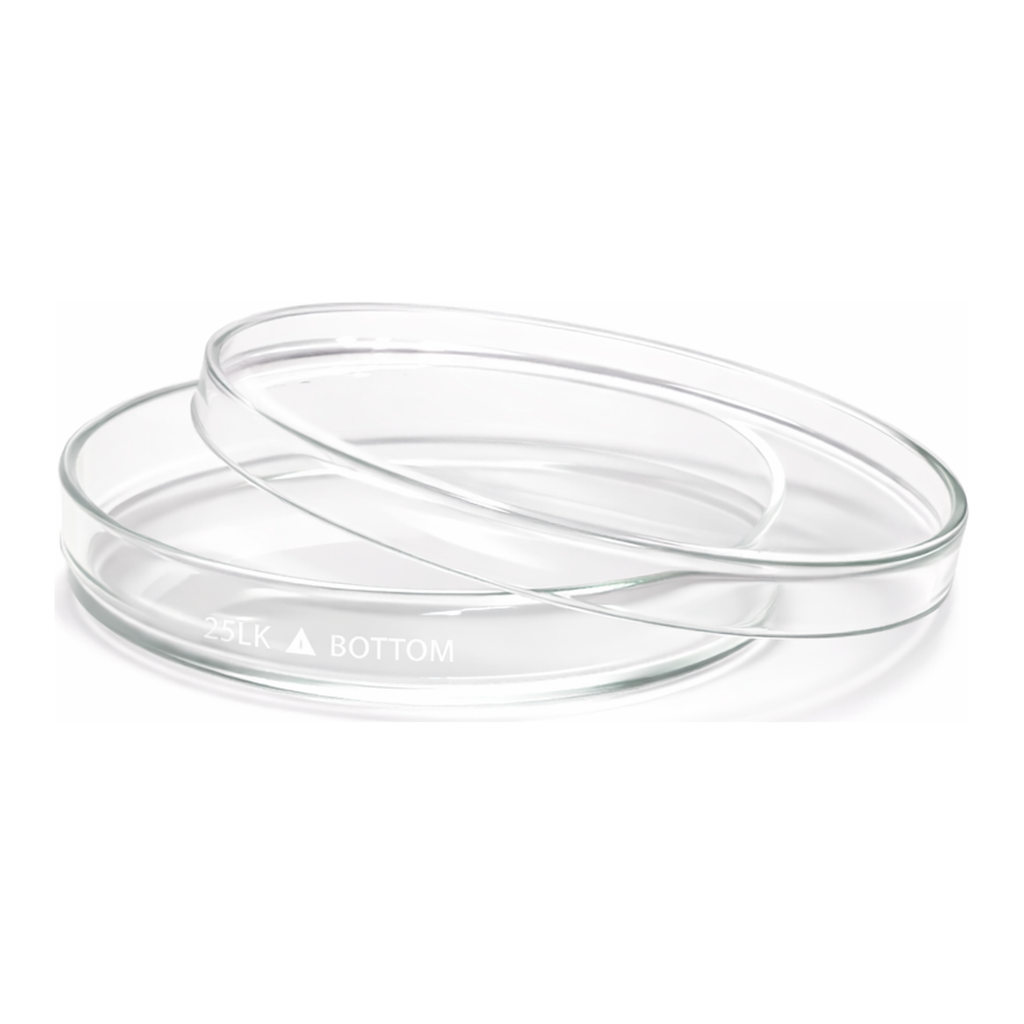 Merck Pyrex petri dishes
