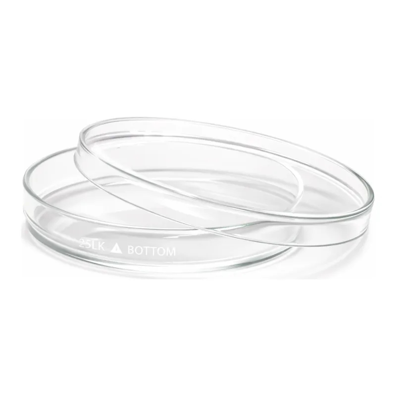 Merck Pyrex petri dishes