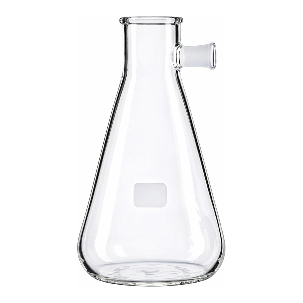 Merck BRAND filter flask, glass, with lateral socket