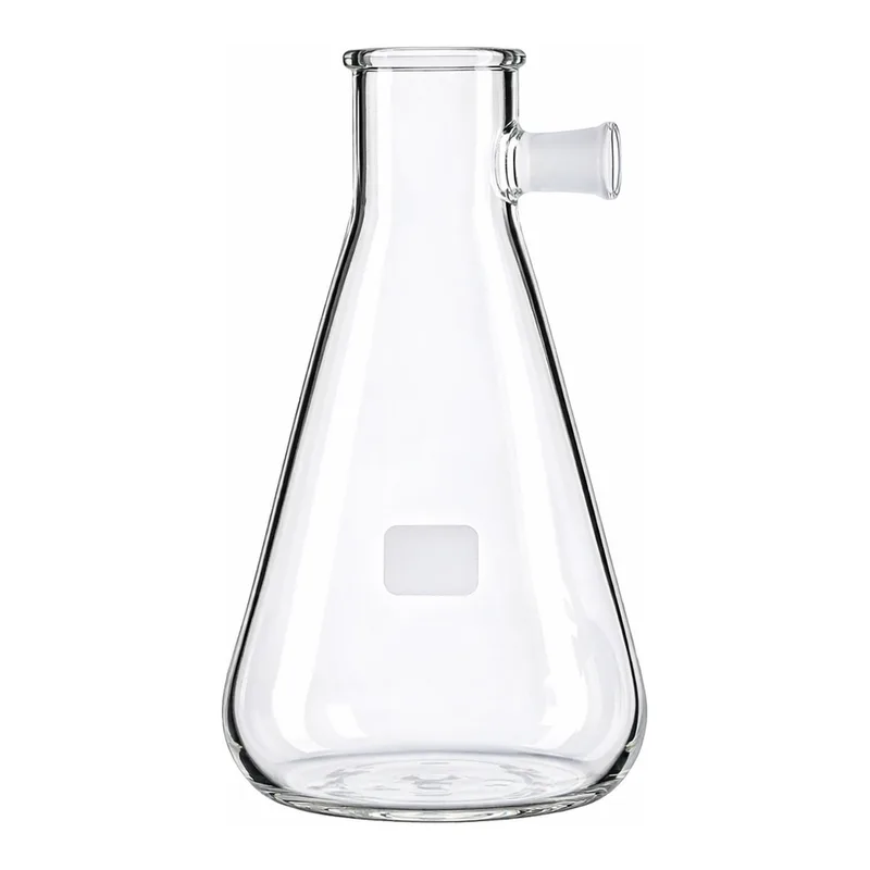 Merck BRAND filter flask, glass, with lateral socket