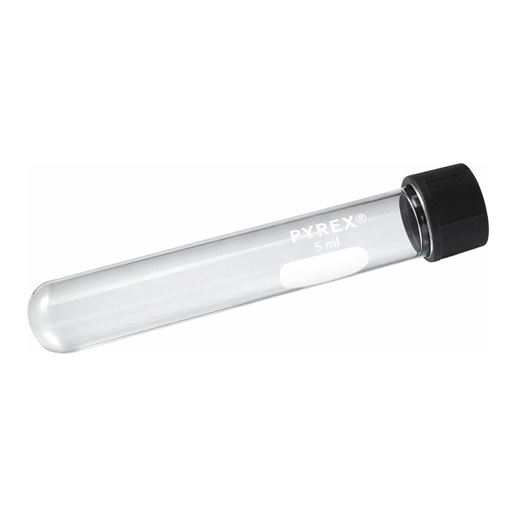 Merck Pyrex culture tubes, screw cap with PTFE liner