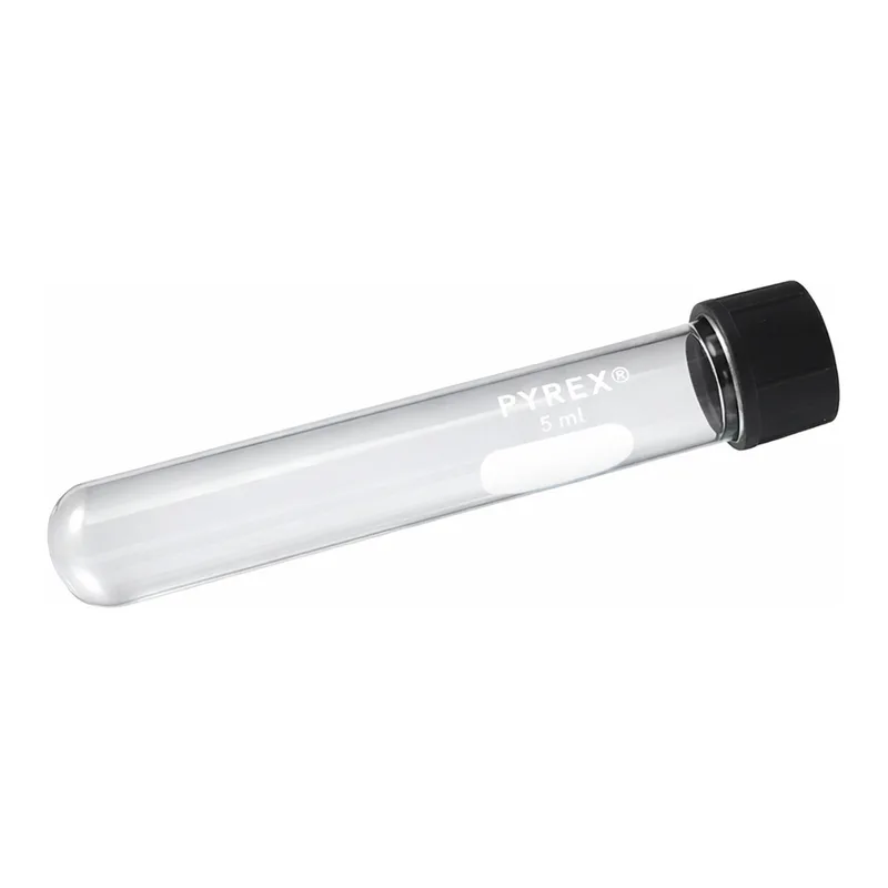 Merck Pyrex culture tubes, screw cap with PTFE liner
