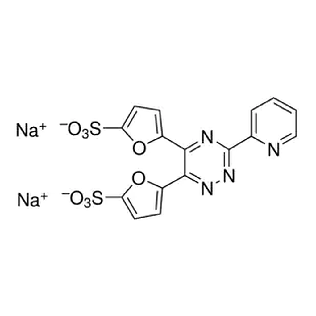 Merck 3-(2-Pyridyl)-5,6-di(2-furyl)-1,2,4-triazine-5′,5′′-disulfonic acid disodium salt