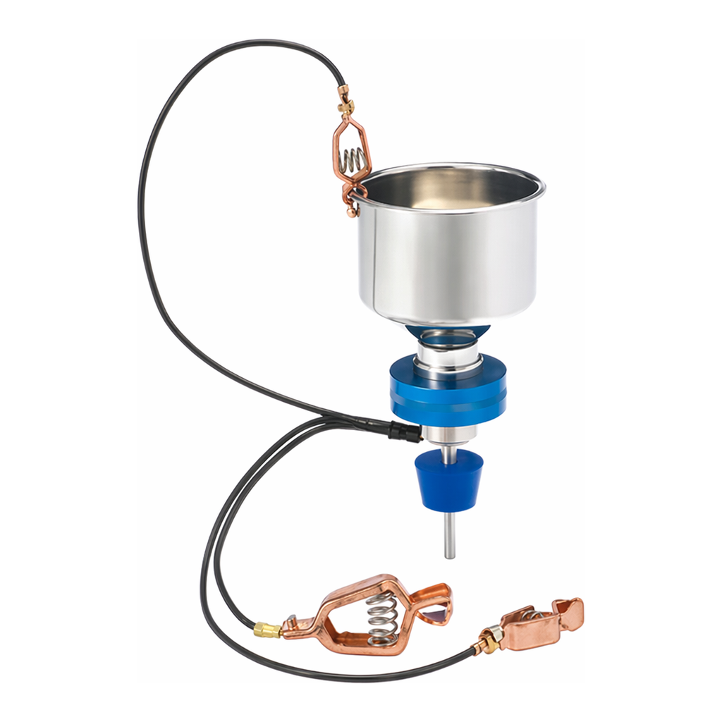 Merck Funnel & locking ring assembly, stainless steel