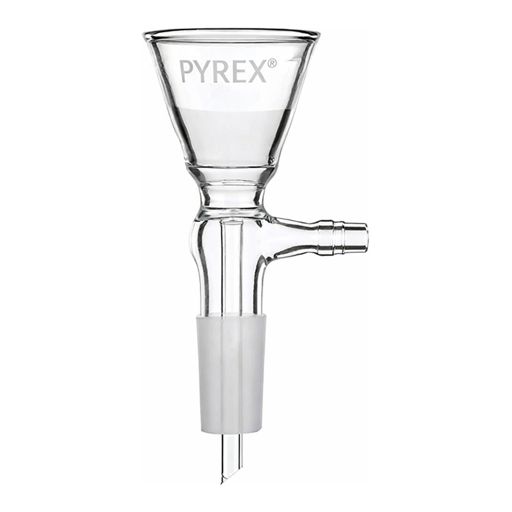Merck Pyrex Filter funnel, Hirsch style with sintered glass disc