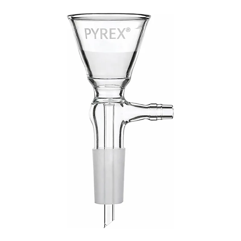 Merck Pyrex Filter funnel, Hirsch style with sintered glass disc