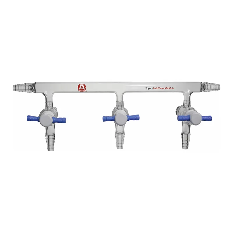 Merck Aldrich single bank manifold with PTFE stopcocks