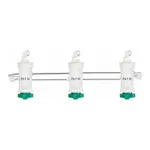 Merck Aldrich single bank manifold with 1 hose connection and 1 closed end
