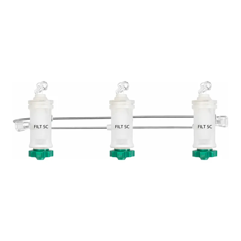 Merck Aldrich single bank manifold with 1 hose connection and 1 closed end
