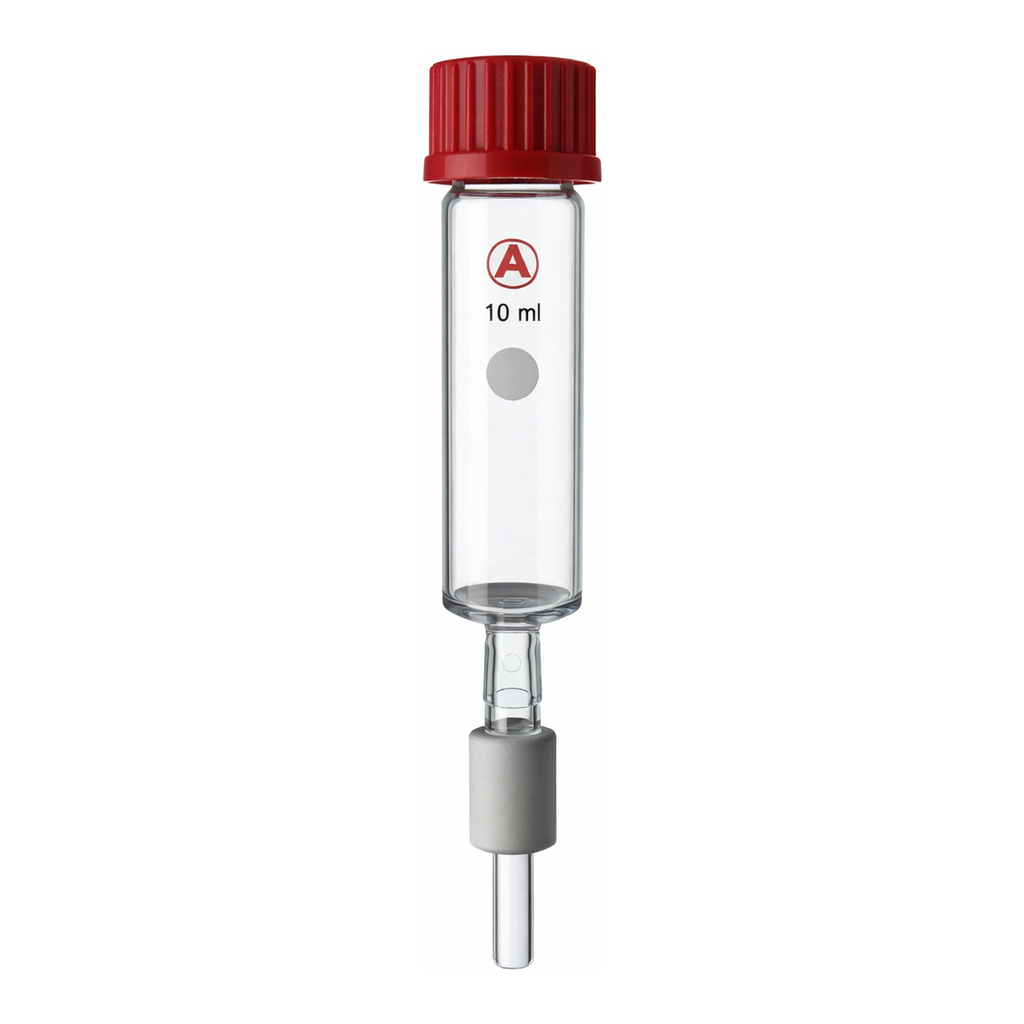 Merck Aldrich System 45 vessel with cap and fritted disc