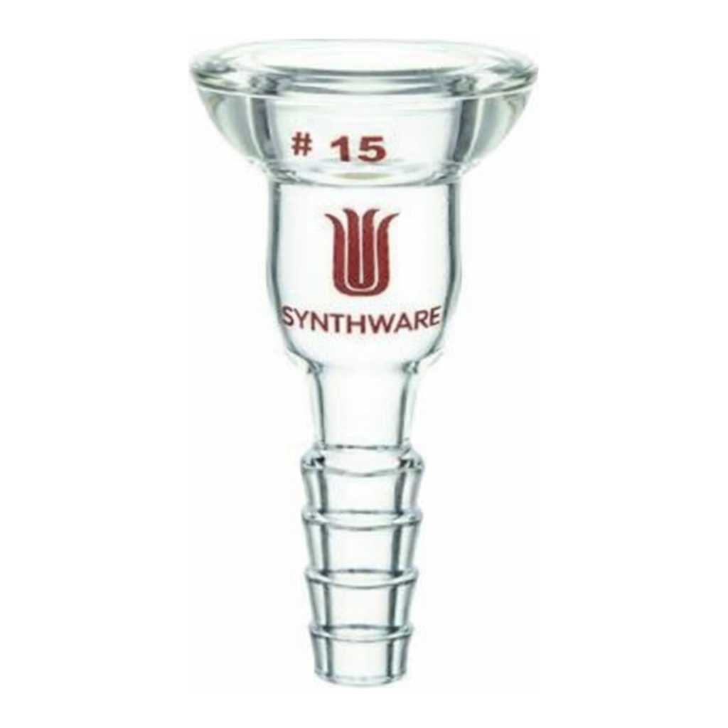 Merck Synthware #15 o-ring joint to hose connection adapter