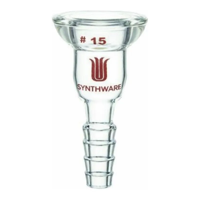 Merck Synthware #15 o-ring joint to hose connection adapter