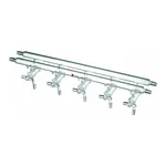 Merck Synthware all-glass vacuum/inert gas manifold with solid high vacuum stopcocks