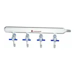 Merck Synthware vacuum manifold with PTFE stopcocks