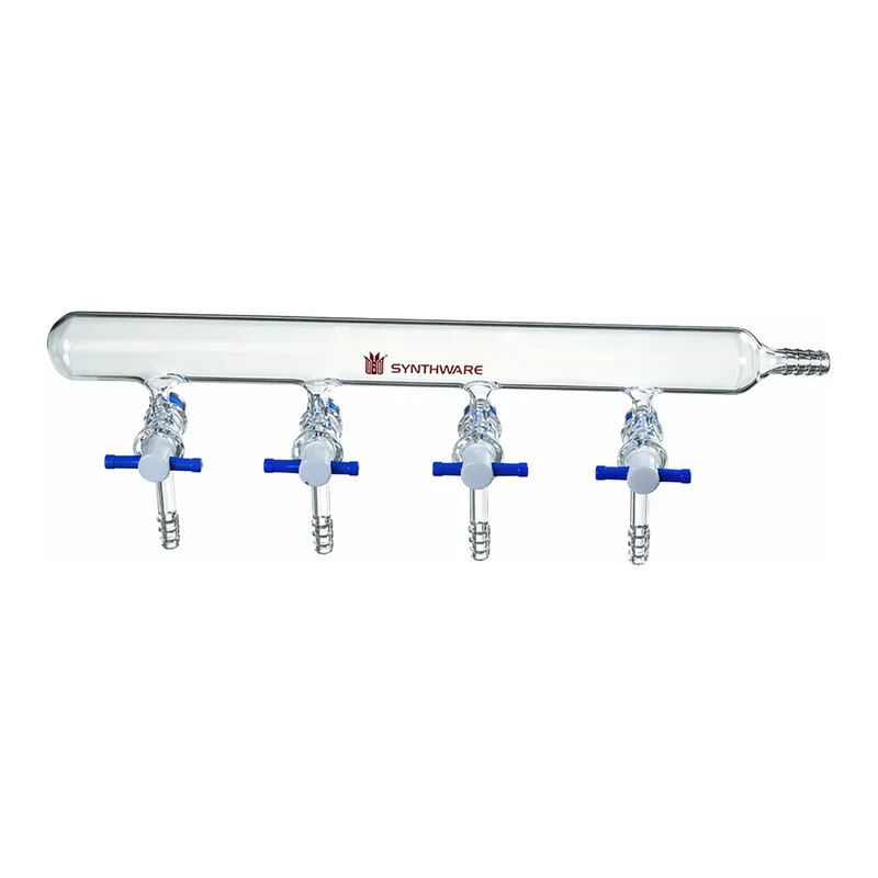 Merck Synthware vacuum manifold with PTFE stopcocks