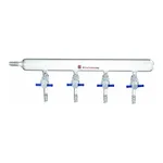 Merck Synthware vacuum manifold with PTFE stopcocks